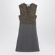 Prada Sleeveless Grey Wool And Cashmere Dress