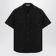 Prada Black Poplin Short-Sleeve Shirt