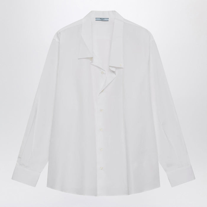 Prada White Poplin Shirt