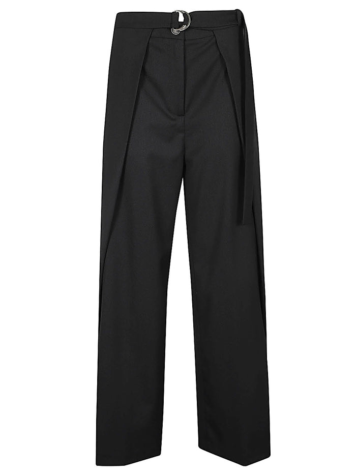 Erika Cavallini Wool Twill Amelia Trousers