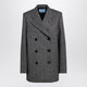 Prada Double-Breasted Jacket In Prince Of Wales