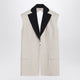 Erika Cavallini  Linen Waistcoat With Open Back