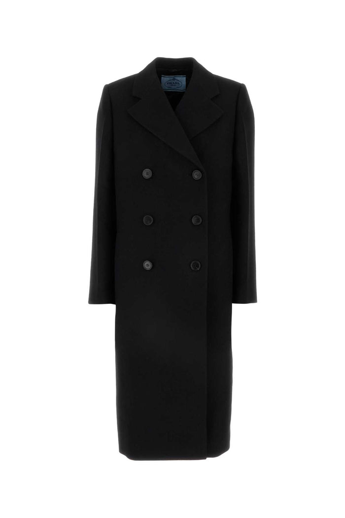 Prada Black Wool Coat