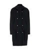 Prada Bleu Mohair Virgin Wool Parka