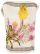 Blumarine Print Twill Top