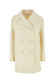 Prada Ivory Wool Blend Coat