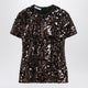 Prada Plum-Coloured Sequin Top