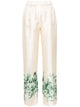 F.r.s For Restless Sleepers Silk Printed Trousers