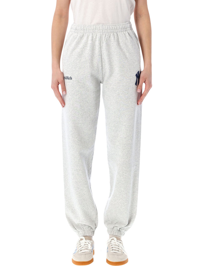 Sporty & Rich Sporty & Rich Grey Heritage Yankees Sweatpants