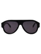 Palm Angels Shiny Black Acetate Sunglasses