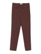 Elisabetta Franchi Camel Textile Fibre Trousers