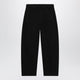Lemaire Black Cotton Trousers With Belt