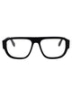 Palm Angels Shiny Black Acetate Glasses