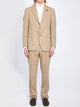 Lardini Beige Singlebreasted Linen Suit