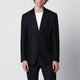 Lardini Singlebreasted Black Linen Jacket