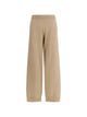 Fabiana Filippi Brown Wool Cotton Trousers