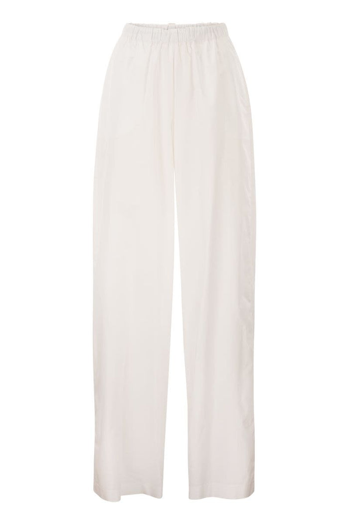 Fabiana Filippi Cotton Poplin Top With Eco-Brass Details