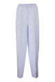 Fabiana Filippi Pure Linen Striped Trousers With Elasticated Waistband