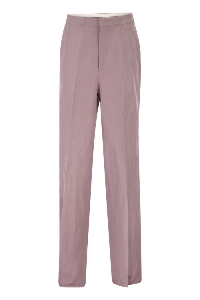 Tagliatore Tailored Linen Trousers