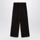 The Frankie Shop Dark Brown Fringed Trousers