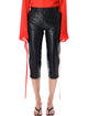 The Frankie Shop Lior Leather Capri Pants