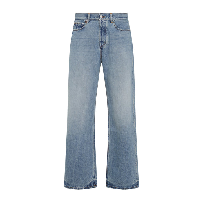 Jacquemus Straightleg Jeans In Blue Denîmes Denim