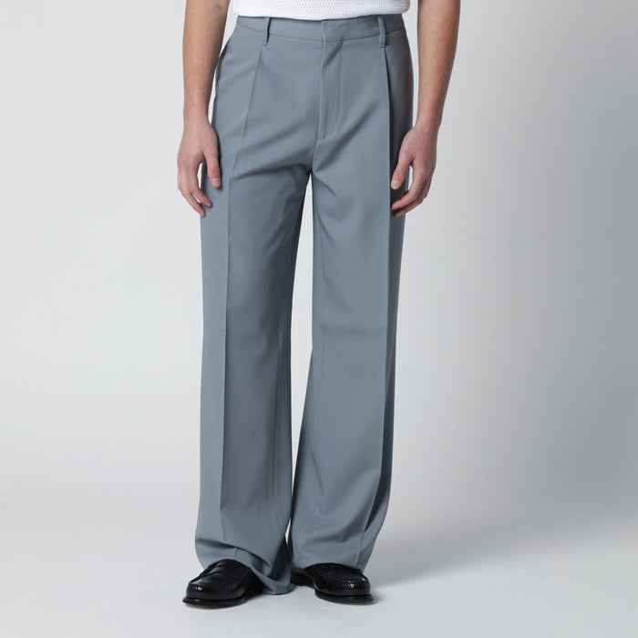 Lardini Grey Wool Trousers