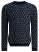 Rakki Blue Mohair Wool Blend Knitwear