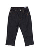 Jacquemus Navy Capri Jeans Camel Stitching