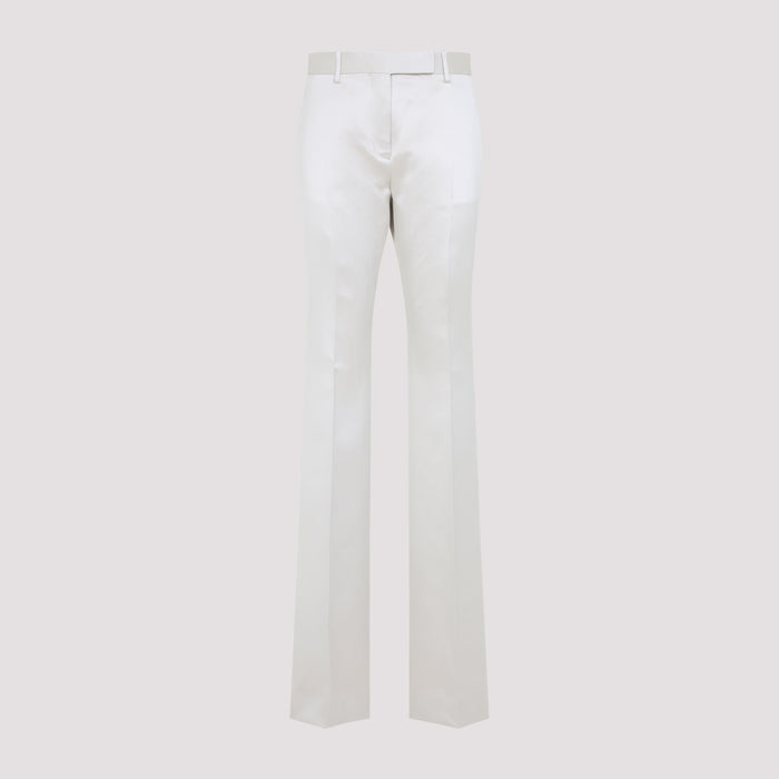 Tom Ford Cotton And Silk Blend Trousers