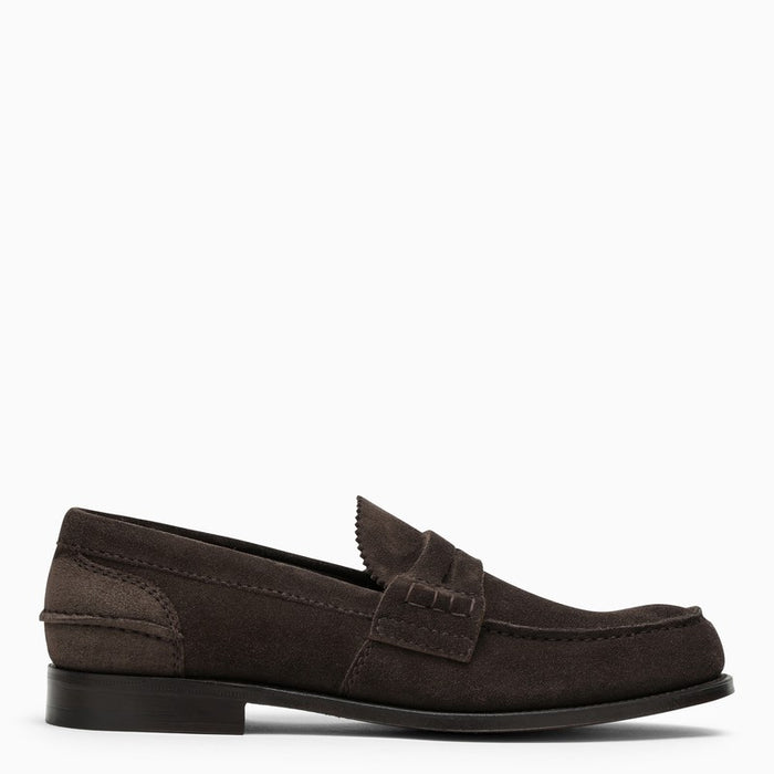 Church's Brown Pembrey Moccasin In Suede