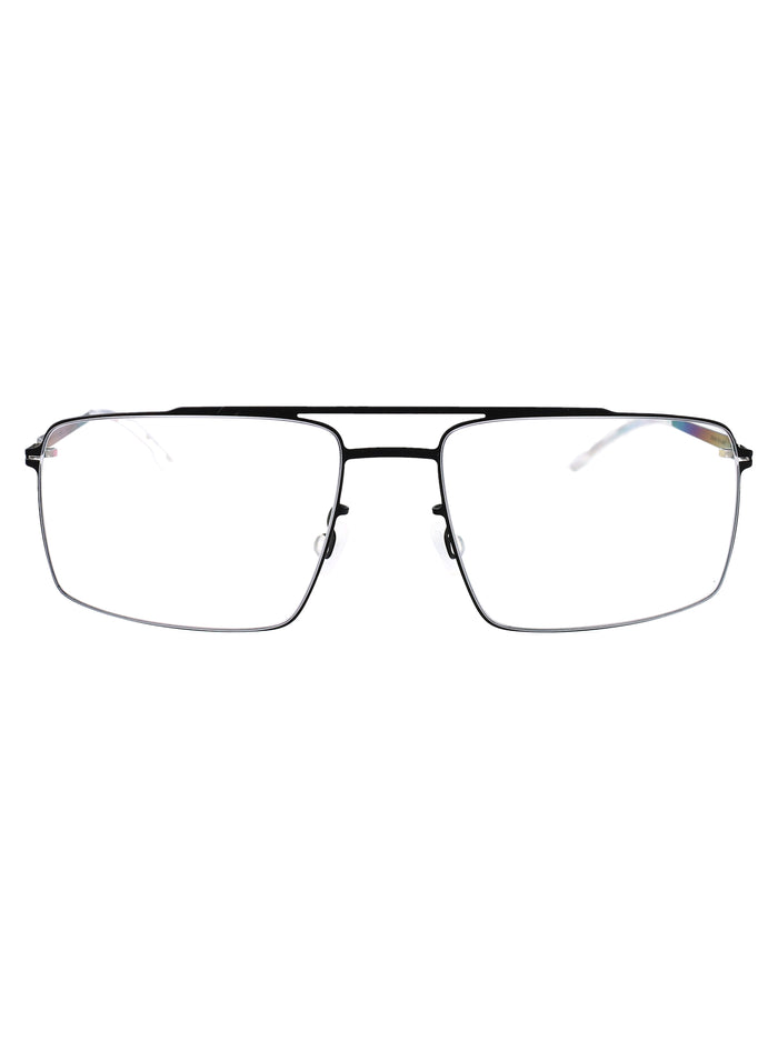Mykita Jet Black Steel Glasses