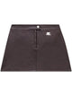 Courregès Re-Edition Vinyl Mini Skirt