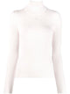 Courregès Re-Edition Rib Knit Mockneck Sweater
