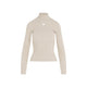 Courregès Courrèges Roll Neck Ribbed Jumper