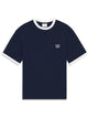 Drôle De Monsieur Contrasted Slogan T-Shirt