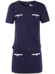 Self-Portrait Blue Polyamide Dress