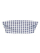 Self-Portrait Gingham Bandeau Top