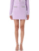 Self-Portrait Mini Skirt Knit + Crystal