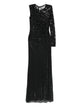 Self-Portrait Maxi Dress With Rhinestone Embellishments