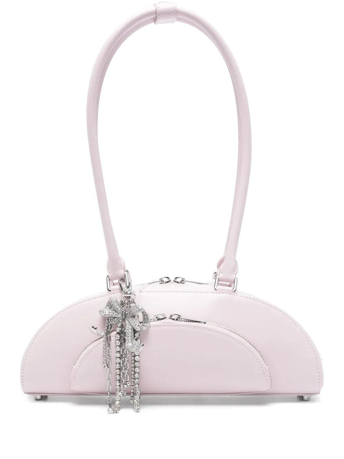 Self-Portrait Curved Charm Shoulder Bag