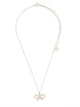 Self-Portrait Necklace With Bow