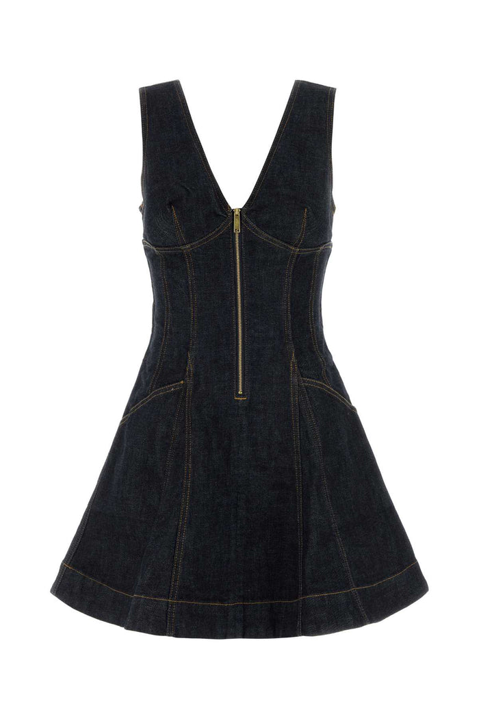 Self-Portrait Denim Dress