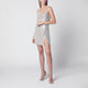Self Portrait Champagne Mini Dress With Rhinestones