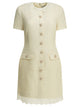 Self-Portrait Short Dress With Lace Details