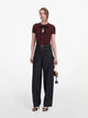 Self-Portrait Pointelle Knit Top