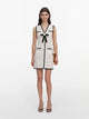 Self-Portrait Pointelle Knit Mini Dress