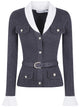 Self-Portrait Ribbed Nit Cardigan
