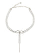 Self Portrait 'Double Crystal Bow' Necklace