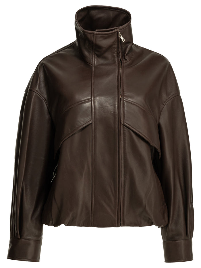 Nour Hammour "Roland" Leather Jacket